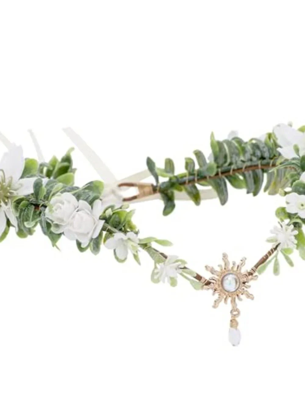 Handcrafted Woodland Flower Elf Crown Fairy Circlet Renfaire